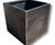 Patina Steel Trough - weathered steel rectangular planter 2