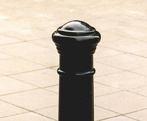 Type 106 Manchester cast iron bollard - domed top