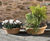 Lekanida - handmade Cretan terracotta bowl planter with handles 0