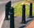 Type 126 Cannon cast iron bollard - domed top with decorative banding 0
