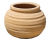 Mini Plake - handmade beehive-style cretan terracotta pot for indoor plants 1