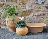 Mini Plake - handmade beehive-style cretan terracotta pot for indoor plants - on this page