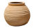 Mini Plake - handmade beehive-style cretan terracotta pot for indoor plants 2