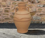 Stamnaki Amphora - Handmade cretan terracotta decorative pot for indoors - on this page