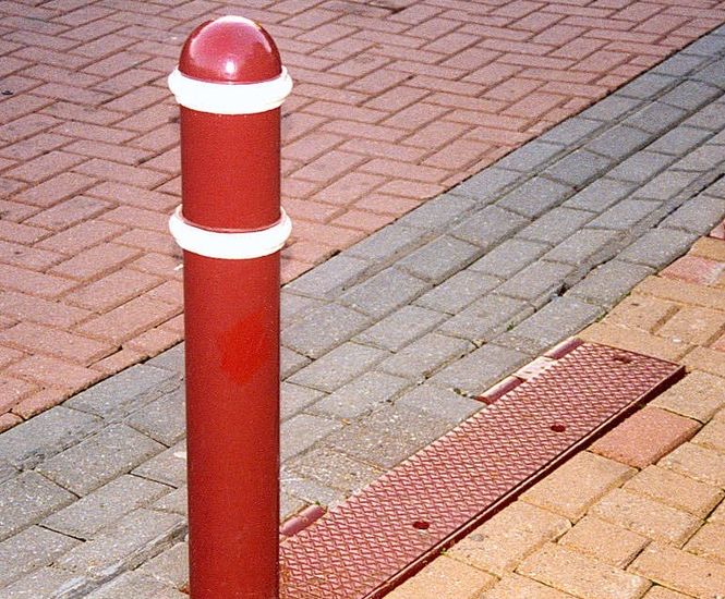 Type 194 Folding coffin box bollard - retractable bollard