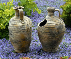 Eleni Cretan Terracotta Pot - handmade clay planter for outdoor gardens