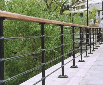 Type 229 Cast iron post and railing