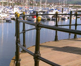 Type 252F Cast iron post and rail system with decorative finials - on this page