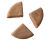 Zoom Set of 3 Feet - terracotta pot feet for planter drainage 0