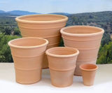 Monahou - handmade cretan terracotta planter for indoor or outdoor use - on this page