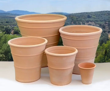 Monahou - handmade cretan terracotta planter for indoor or outdoor use