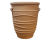 Cassandra - handmade Cretan terracotta planter with organic lines 1