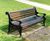 Type 590 cast iron bench with ornamental lions head embellishment 0