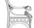 Type 590 cast iron bench with ornamental lions head embellishment 2