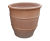 Apli - handmade Cretan terracotta pot with two decorative bands 2