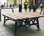 513 Eastgate seat - double width heritage cast iron bench