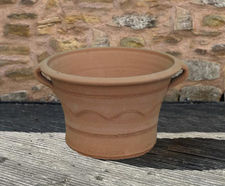 Nikos - handmade Cretan terracotta planter for indoor or outdoor use