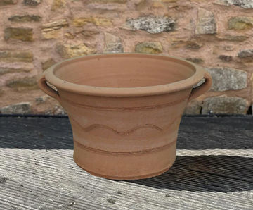 Nikos - handmade Cretan terracotta planter for indoor or outdoor use