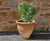 Roumpaki - small handmade Cretan terracotta planter for outdoor use 0