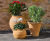 Koronaki - small handmade Cretan terracotta plant pot for outdoor use 1