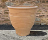 Exaraki Terracotta Pot - handmade cretan clay indoor or outdoor planter - on this page