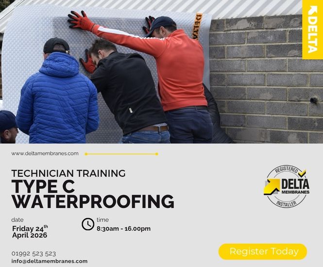 Delta's Technician Training Course in Type C Waterproofing - Register Today