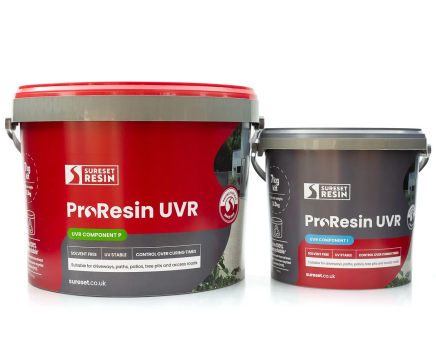 ProResin UVR - clear resin for outdoor paving and stone surfaces
