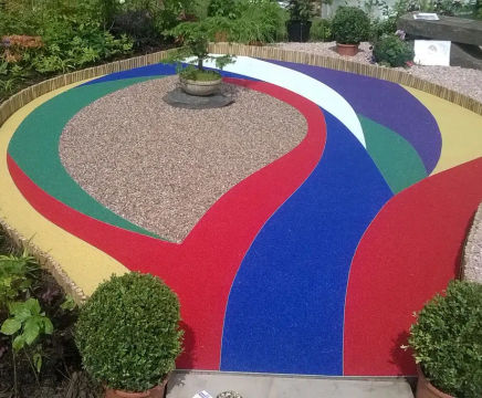 SureSet resin bound paving for themed areas