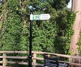 Type 707 Manchester cast iron fingerpost sign - on this page