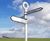 Type 707 Manchester cast iron fingerpost sign 2