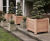 Legacy Planter - Iroko timber outdoor square planters 0