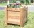 Legacy Planter - Iroko timber outdoor square planters 1