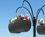 Orbea Hanging Basket - recycled plastic self-watering hanging planter