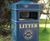 Type 411 - square cast iron litter bin with canopy 0