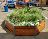 Bespoke Outdoor Planters - hardwood, softwood or metal - on this page