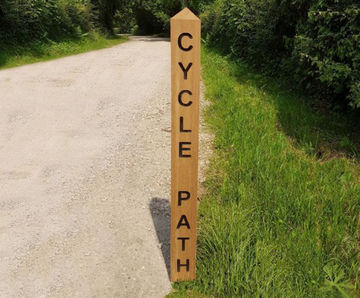 Waymarkers - hardwood engraved waymarker posts