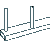 Type 285 Galvanised steel pedestrian barrier with view rail 2