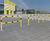 Hooped Perimeter Barriers - galvanised steel vehicle access control hoop 4