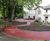 Red and Green Natratex Colour for car park at Edgbaston Preparatory School 0