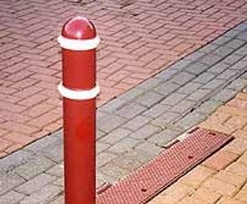 Type 194RR fold down anti ram-raid bollard