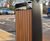 Box Litter Bin - contemporary customisable outdoor bin 1