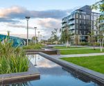 Raised mirror pools and cascades - Tidemill Square