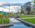 Raised mirror pools and cascades - Tidemill Square 0