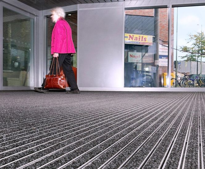 Retail entrance matting