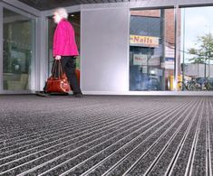 Retail entrance matting