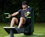 Resistance Seated Row - outdoor seated back and core trainer - on this page