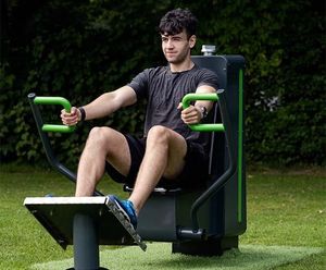 Resistance Seated Row - outdoor seated back and core trainer