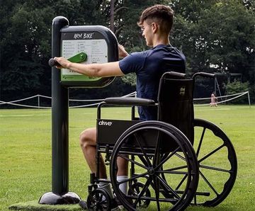 Resistance Arm Bike - accessible outdoor hand cycle