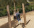 Ball Wall and Goal - larch wood playground ball game wall for schools 3