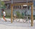 Ball Wall and Goal - larch wood playground ball game wall for schools 2